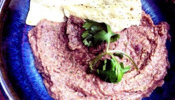 Black Bean Dip, Best and Easiest Dip. It’s gluten-free, vegan, high in fiber.