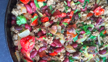 Ageless twist on a Tex Mex favorite, the Burrito Bowl