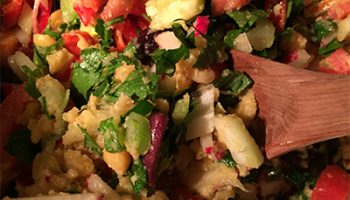 Chickpea Tabbouleh: healthy, easy-to-make, delicious twist on classic tabbouleh