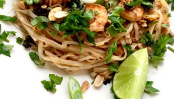 Our classic Pad Thai with Shrimp is the platonic ideal of Pad Thai