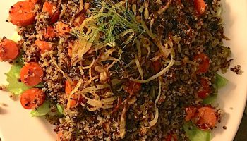 Quinoa Salad with Roasted Carrots