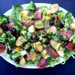 Salad Niçoise with Farro, nutritionally power-packed salad