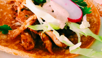 Shredded chicken tacos with rotisserie chicken, simple, tasty