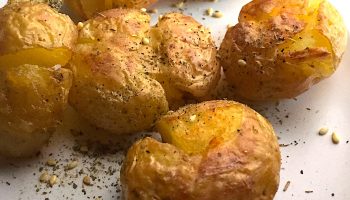 Crispy Smashed Potatoes, rich, buttery-tasting and easy to make