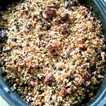 Crispy, chewy, not too sweet, Olive Oil Granola with Apricots and Pecans is actually good for you and great tasting. 