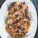 Slow-Baked Salmon Filet with Citrus & Thyme. Simple preparation, great taste.