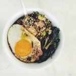 Savory oats with garlicky kale nourishing meal in less than 15 minutes