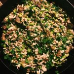 Shredded tofu with mushrooms will convince you to love tofu