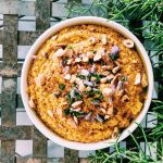 Egyptian Carrot Tahini Dip balances the sweetness of carrots with savory of garlic