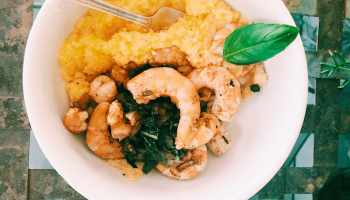 Lowcountry shrimp with grits - a Southern classic