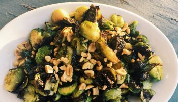 Roasted Brussels Sprouts with Peanuts is a simple recipe, easy to prepare, and it's a delicious, crowd-pleasing side dish.