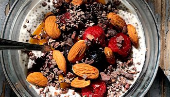 Coconut Berry Chia Seed Pudding