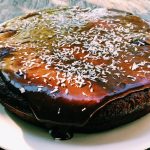 Gluten-free, low in sugar, extra-dark chocolate decadence, this is a delicious, rich cake. 