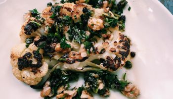 Grilled Cauliflower Steaks, easy to cook and simply delicious.