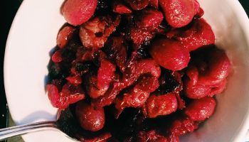 Simple, delicious cranberry sauce, the perfect side dish for any roasted meat or bird