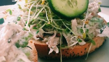 Juicy, Tangy Walnut-Cranberry Chicken Salad Sandwich