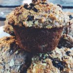 Got apples? Make these apple bran muffins. Sweetened with a little coconut palm sugar, raw honey, and fresh apples.