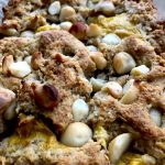 Macadamia Nut Mango Bread with Shredded Coconut