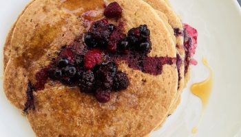 Heirloom Wheat Kefir Pancakes